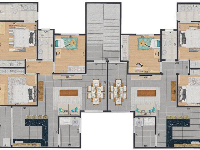 #2486 - Apartamento para Venda em Pouso Alegre - MG