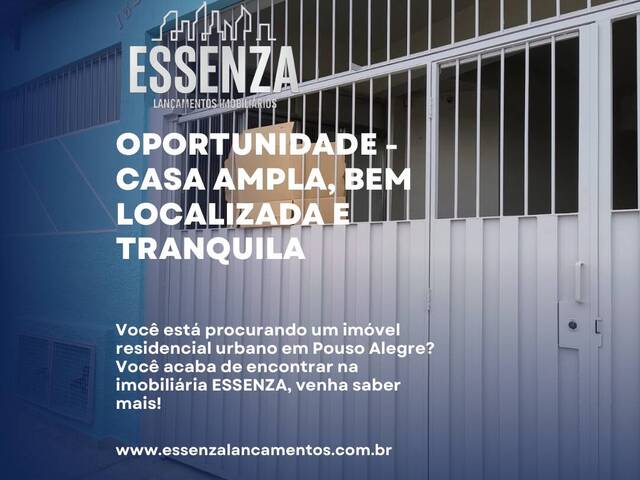 #2917 - Casa para Venda em Pouso Alegre - MG - 1