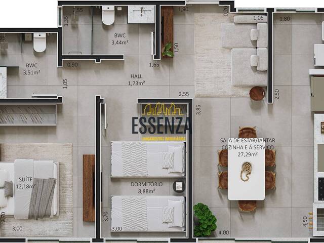 #3013 - Apartamento para Venda em Pouso Alegre - MG - 2